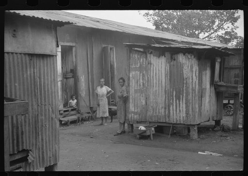 Yabucoa, Puerto Rico. In the mill village at the sugar mill