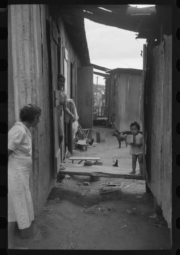 Yabucoa, Puerto Rico. In the mill village at the sugar mill