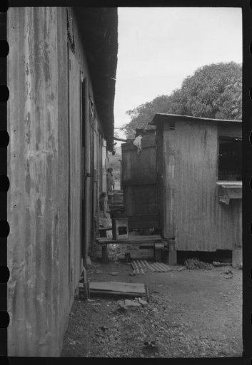 Untitled photo, possibly related to: Yabucoa, Puerto Rico. In the mill village at the sugar mill