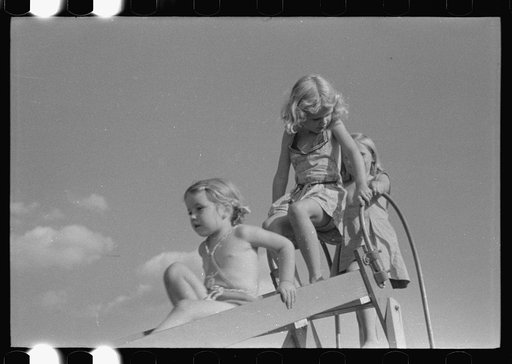 Untitled photo, possibly related to: Children at Greenbelt, Maryland