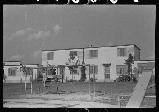 Untitled photo, possibly related to: Children at Greenbelt, Maryland