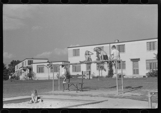Untitled photo, possibly related to: Children at Greenbelt, Maryland