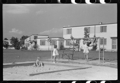 Untitled photo, possibly related to: Children at Greenbelt, Maryland