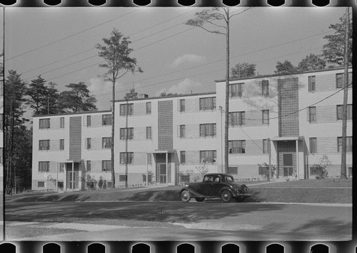 Untitled photo, possibly related to: Multiple family dwelling. Greenbelt, Maryland