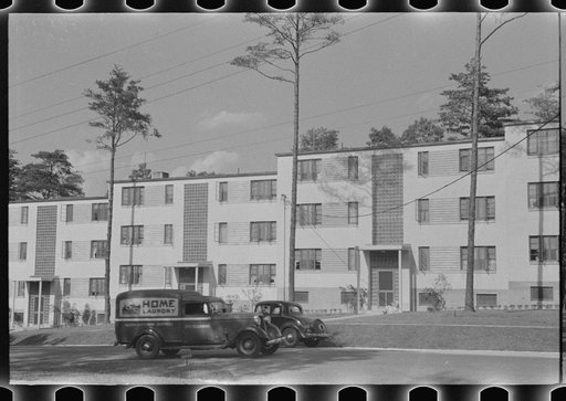 Untitled photo, possibly related to: Multiple family dwelling. Greenbelt, Maryland