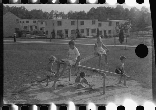 Untitled photo, possibly related to: Children at Greenbelt, Maryland