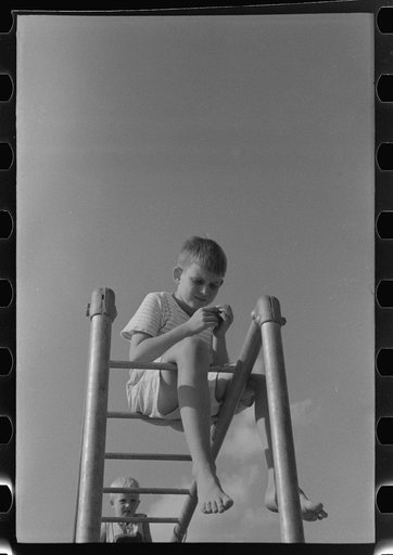 Untitled photo, possibly related to: Children at Greenbelt, Maryland