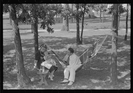 Untitled photo, possibly related to: Family at Greenbelt, Maryland