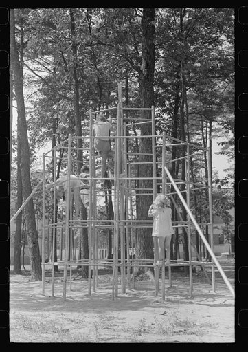 Untitled photo, possibly related to: Children playing at Greenbelt, Maryland