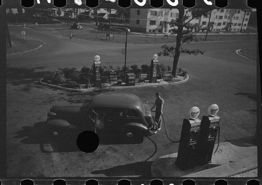 Untitled photo, possibly related to: Cooperative gas station at Greenbelt, Maryland