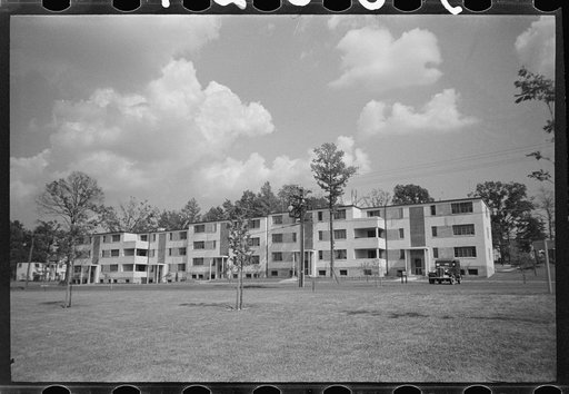 Apartment houses at Greenbelt, Maryland