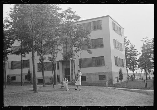 Apartment houses at Greenbelt, Maryland
