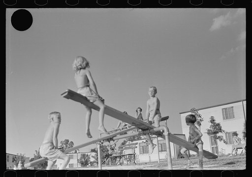 Untitled photo, possibly related to: Children at Greenbelt, Maryland