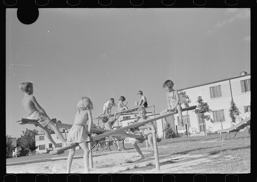 Untitled photo, possibly related to: Children at Greenbelt, Maryland