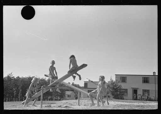 Untitled photo, possibly related to: Children at Greenbelt, Maryland