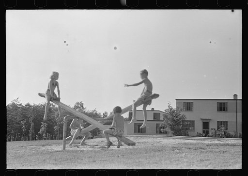 Untitled photo, possibly related to: Children at Greenbelt, Maryland