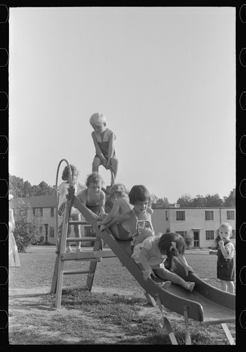 Untitled photo, possibly related to: Children at Greenbelt, Maryland