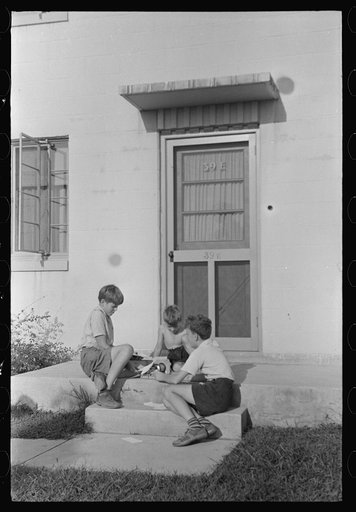 Untitled photo, possibly related to: Children at Greenbelt, Maryland