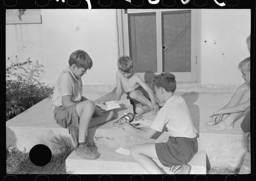 Untitled photo, possibly related to: Children at Greenbelt, Maryland