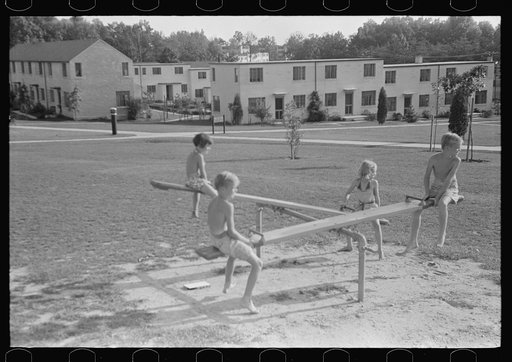 Untitled photo, possibly related to: Children at Greenbelt, Maryland