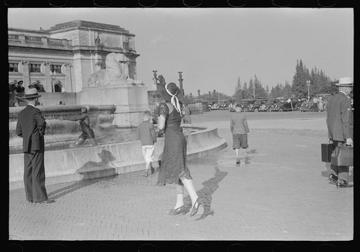 Untitled photo, possibly related to: Swimming in fountain across from Union Station, Washington, D.C.