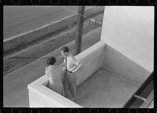 Untitled photo, possibly related to: Family on terrace in Greenbelt home, Naryland