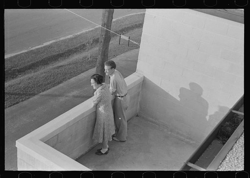 Untitled photo, possibly related to: Family on terrace in Greenbelt home, Naryland