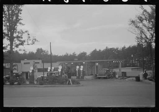 Untitled photo, possibly related to: Cooperative gas station at Greenbelt, Maryland