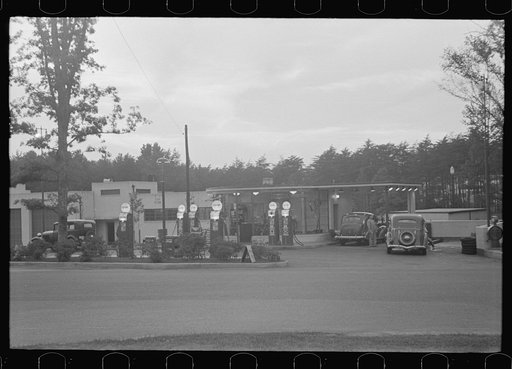 Untitled photo, possibly related to: Cooperative gas station at Greenbelt, Maryland