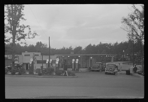 Untitled photo, possibly related to: Cooperative gas station at Greenbelt, Maryland