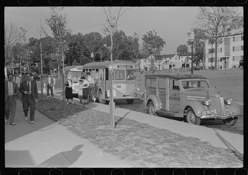 Busses at Greenbelt, Maryland