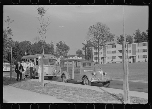 Untitled photo, possibly related to: Busses at Greenbelt, Maryland