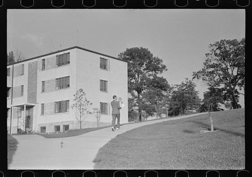 Untitled photo, possibly related to: Greenbelt, Maryland, model community of the Resettlement Administration