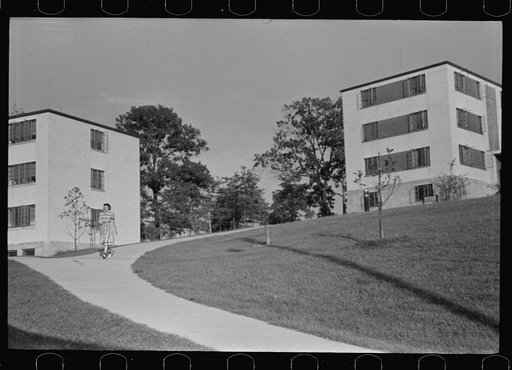 Untitled photo, possibly related to: Greenbelt, Maryland, model community of the Resettlement Administration