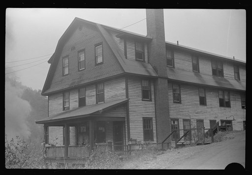 Untitled photo, possibly related to: Old clubhouse (boardinghouse) Caples, West Virginia