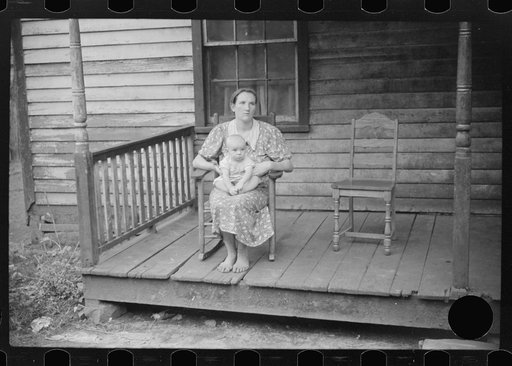 Untitled photo, possibly related to: Coal miner's wife and child, Mohegan, West Virginia
