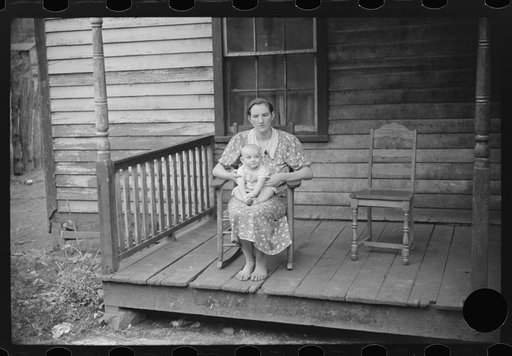 Untitled photo, possibly related to: Coal miner's wife and child, Mohegan, West Virginia