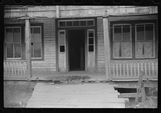 Closeup of miners' boardinghouse, Mohegan, West Virginia