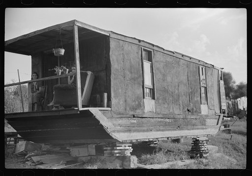 Untitled photo, possibly related to: Closeup of riverboat house, Charleston, West Virginia