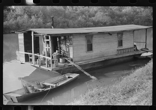 Untitled photo, possibly related to: Riverboat home, Charleston, West Virginia