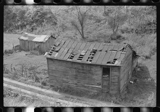 Untitled photo, possibly related to: Section of farm on main highway between Morgantown and Elkins, West Virginia