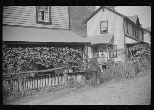Untitled photo, possibly related to: Company houses, coal mining town, Caples, West Virginia