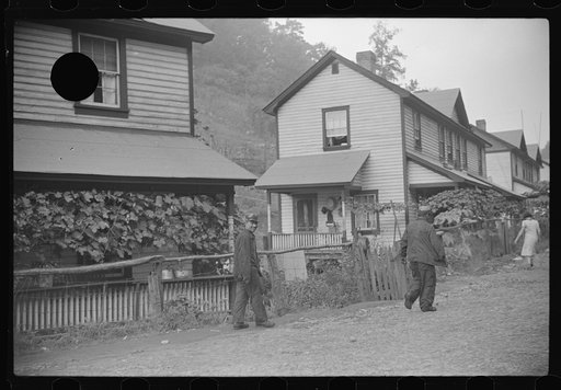 Untitled photo, possibly related to: Company houses, coal mining town, Caples, West Virginia