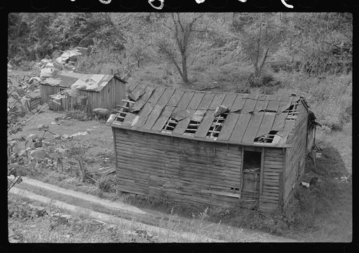 Untitled photo, possibly related to: Section of farm on main highway between Morgantown and Elkins, West Virginia