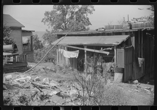 Untitled photo, possibly related to: House, rear view, Charleston, West Virginia