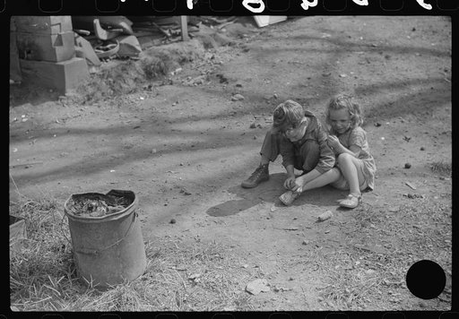Untitled photo, possibly related to: Children of WPA (Works Progress Administration) worker, South Charleston, West Virginia