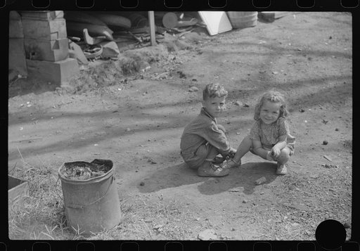 Untitled photo, possibly related to: Children of WPA (Works Progress Administration) worker, South Charleston, West Virginia