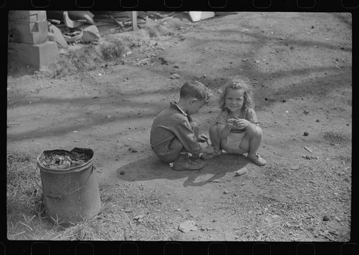 Children of WPA (Works Progress Administration) worker, South Charleston, West Virginia