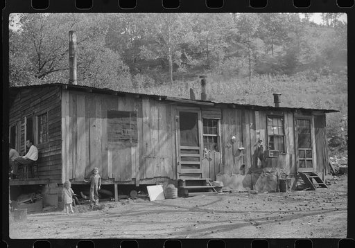 Home of old and sick mine foreman and WPA (Works Progress Administration) worker and their families, Charleston, West Virginia