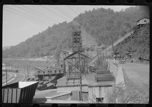 Coal mine tipple, Caples, West Virginia
